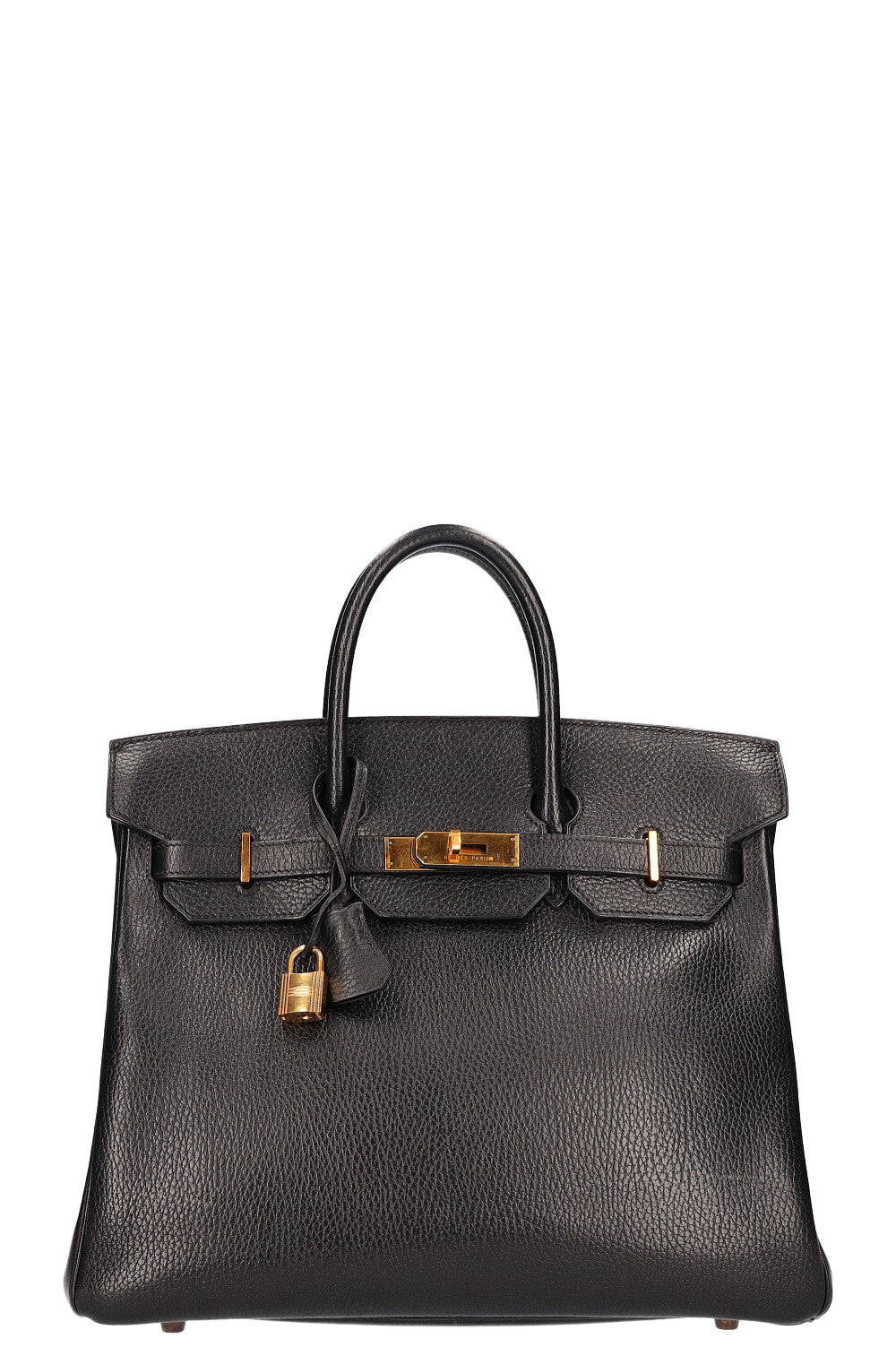 Hermes Birkin 32 HAC  Haut à courroies  Black Box Calf V Circle