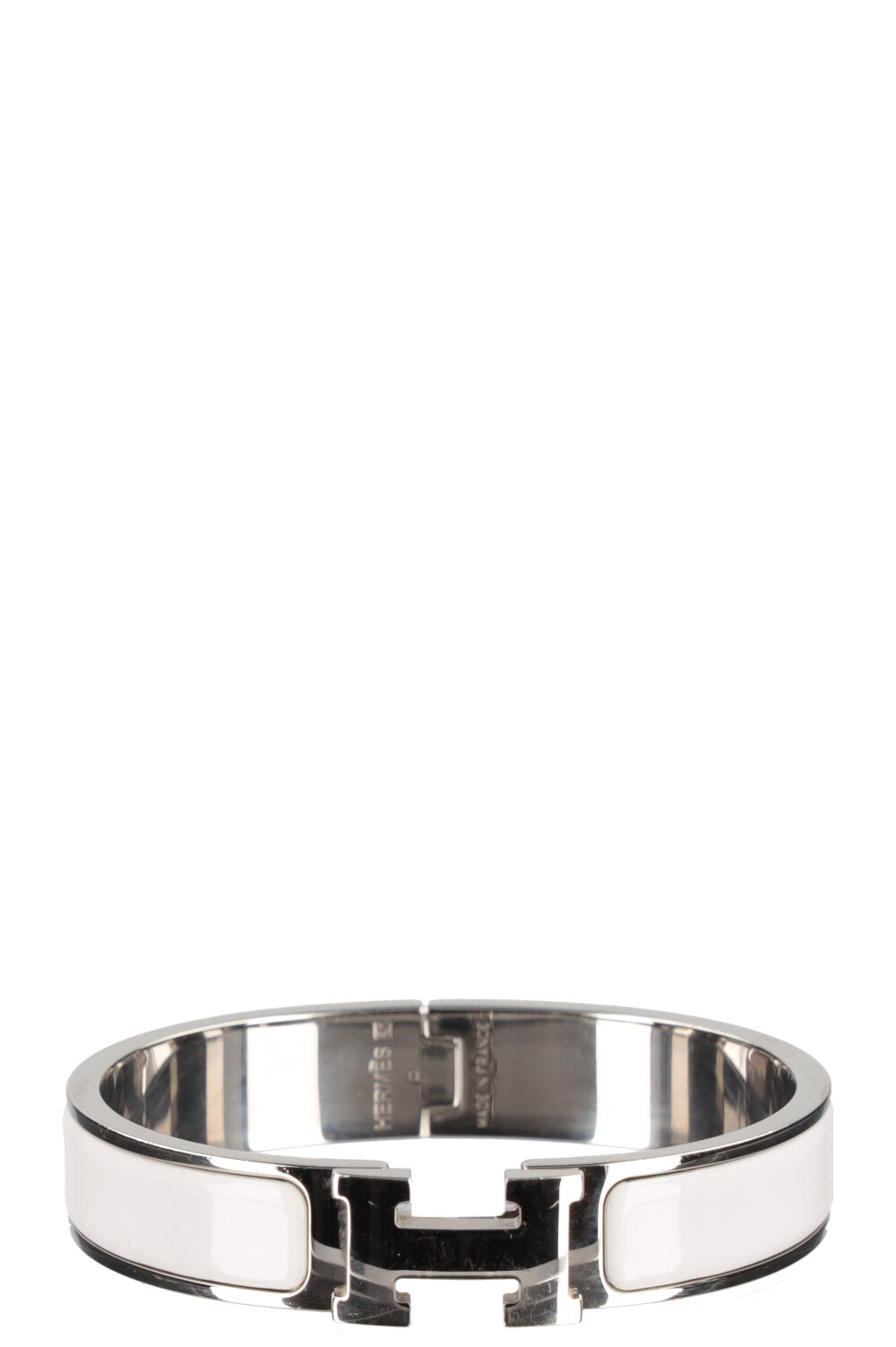 Hermes h bracelet white sale