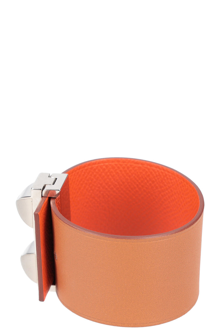 HERMÈS Bracelet Imprévisible Réversible Or Orange