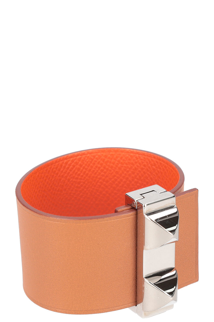 HERMÈS Bracelet Imprévisible Réversible Or Orange