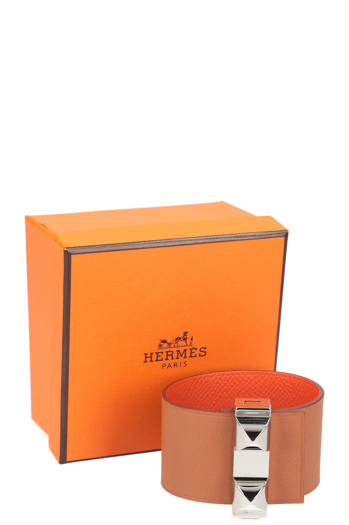 HERMÈS Bracelet Imprévisible Réversible Or Orange