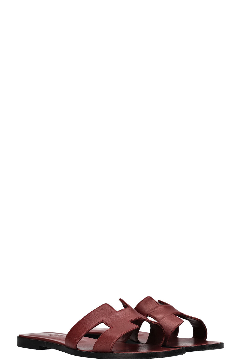HERMES Oran Flats Burgundy REAWAKE