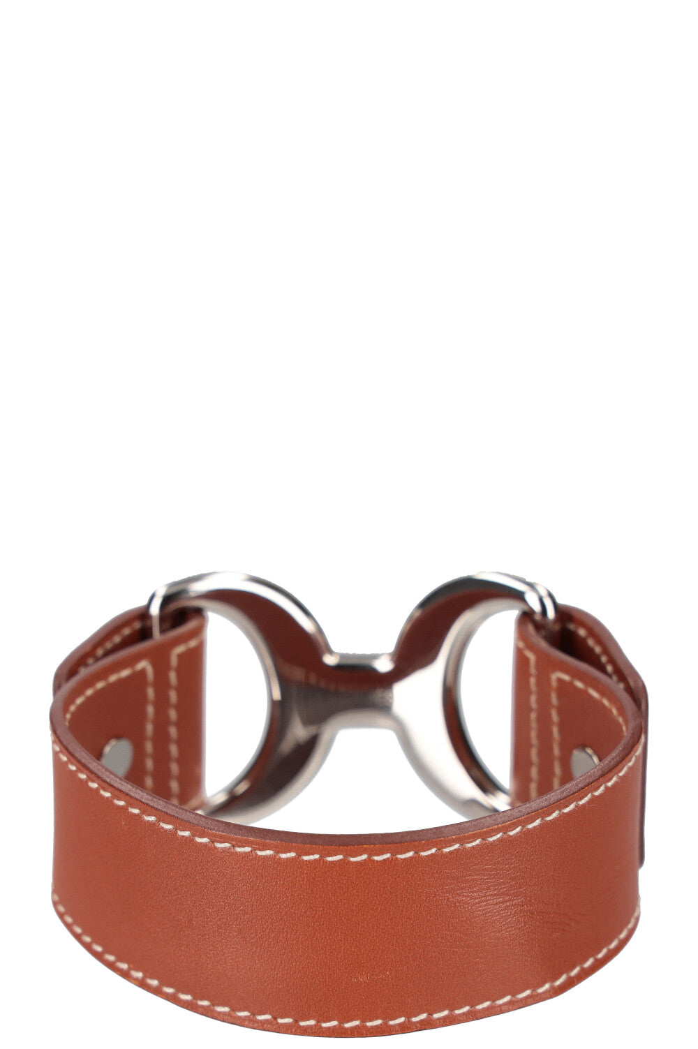 HERMÈS Bracelet Pavane Cuir Marron