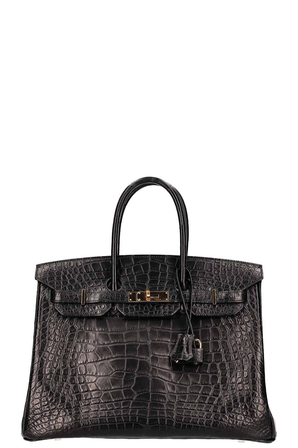 Hermès Birkin 35 Crocodile Gris Foncé