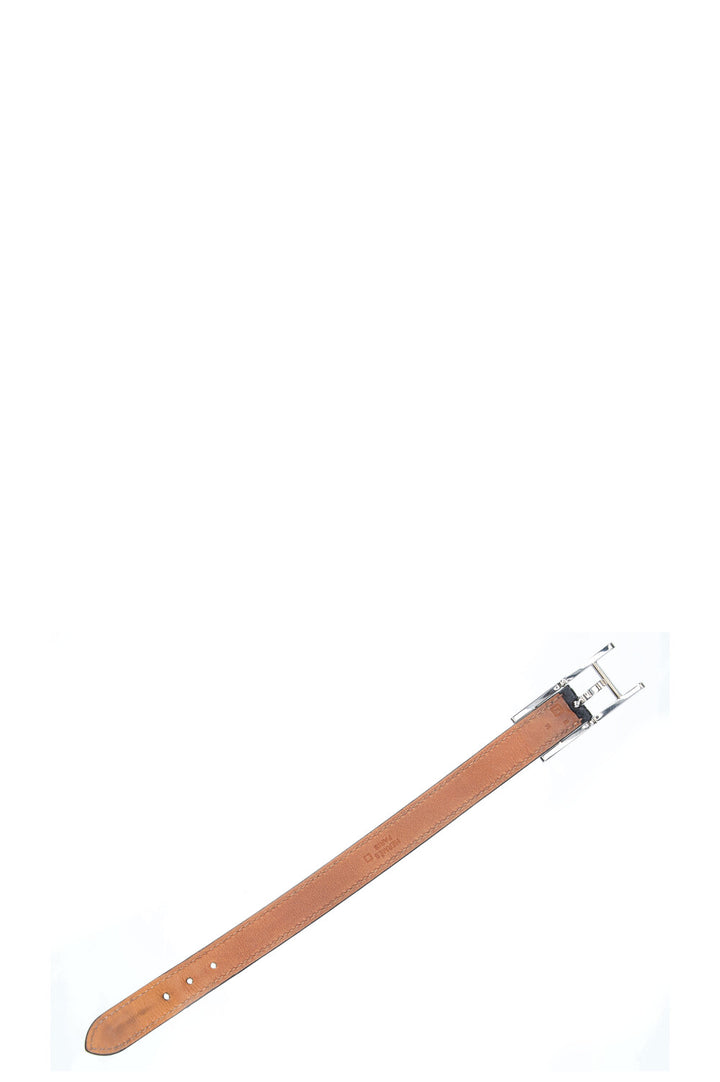 HERMÈS Bracelet Hapi Alligator Mississippiensis Noir