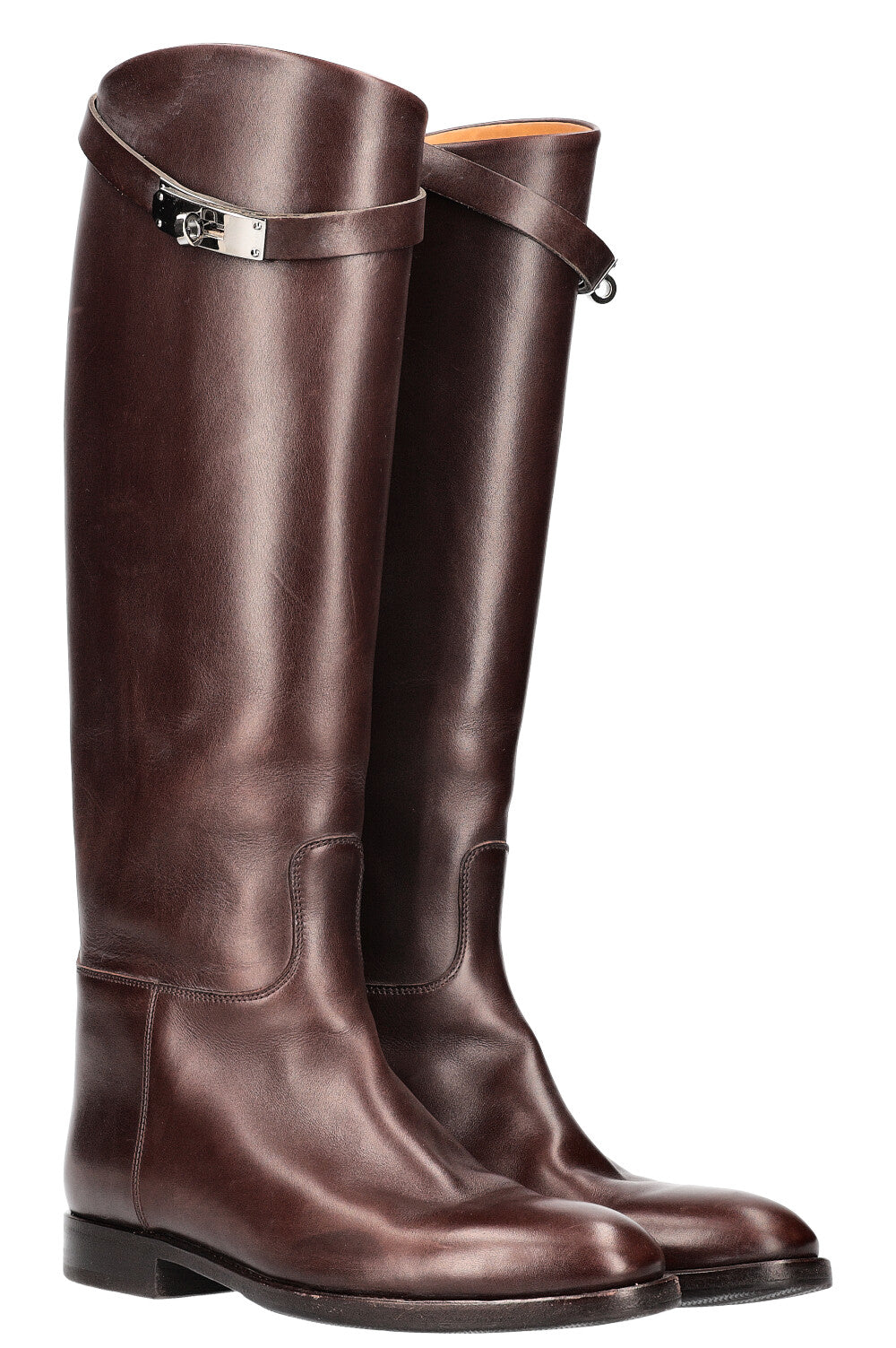 HERMÈS Jumping Boots Brown – REAWAKE - Main Image