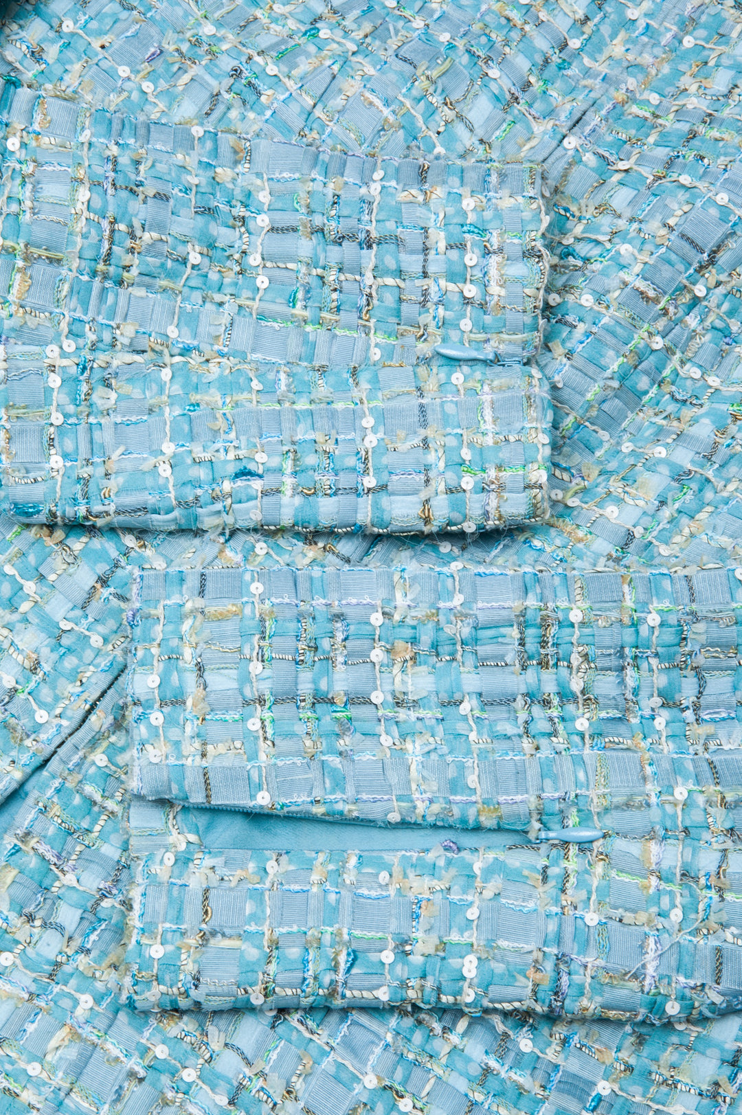 CHANEL Deux Pièces Tweed Bleu 2011