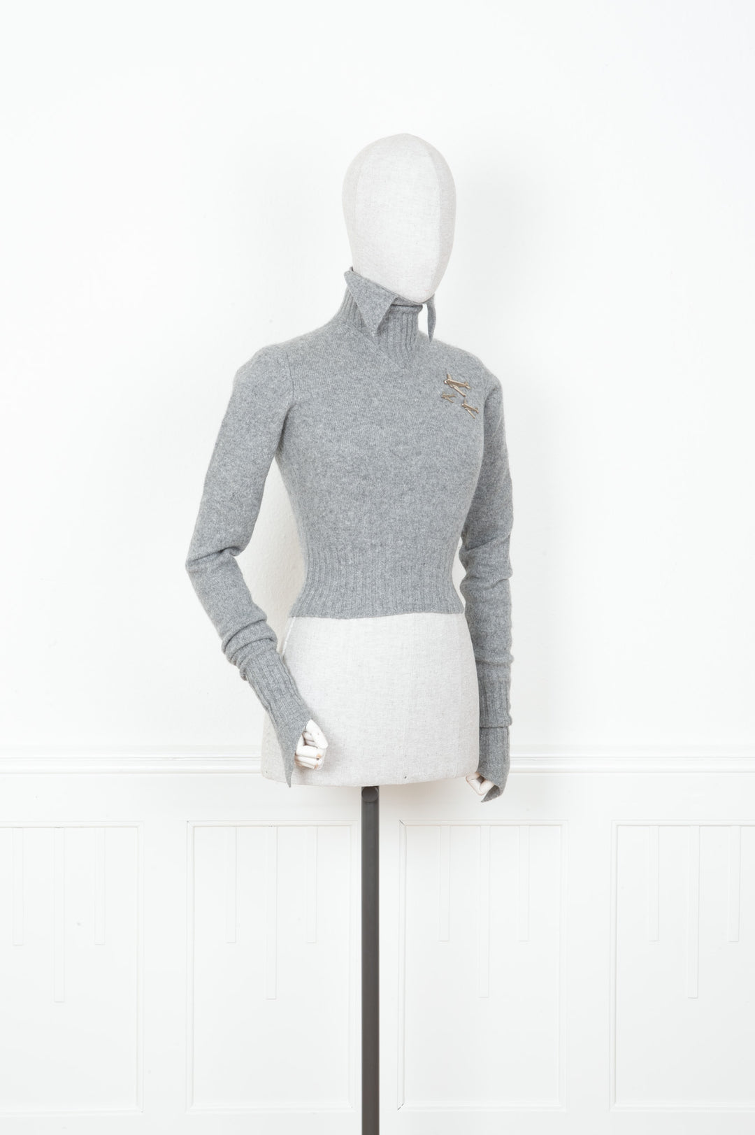 CHANEL Tricot Gris Avions Collection 2008