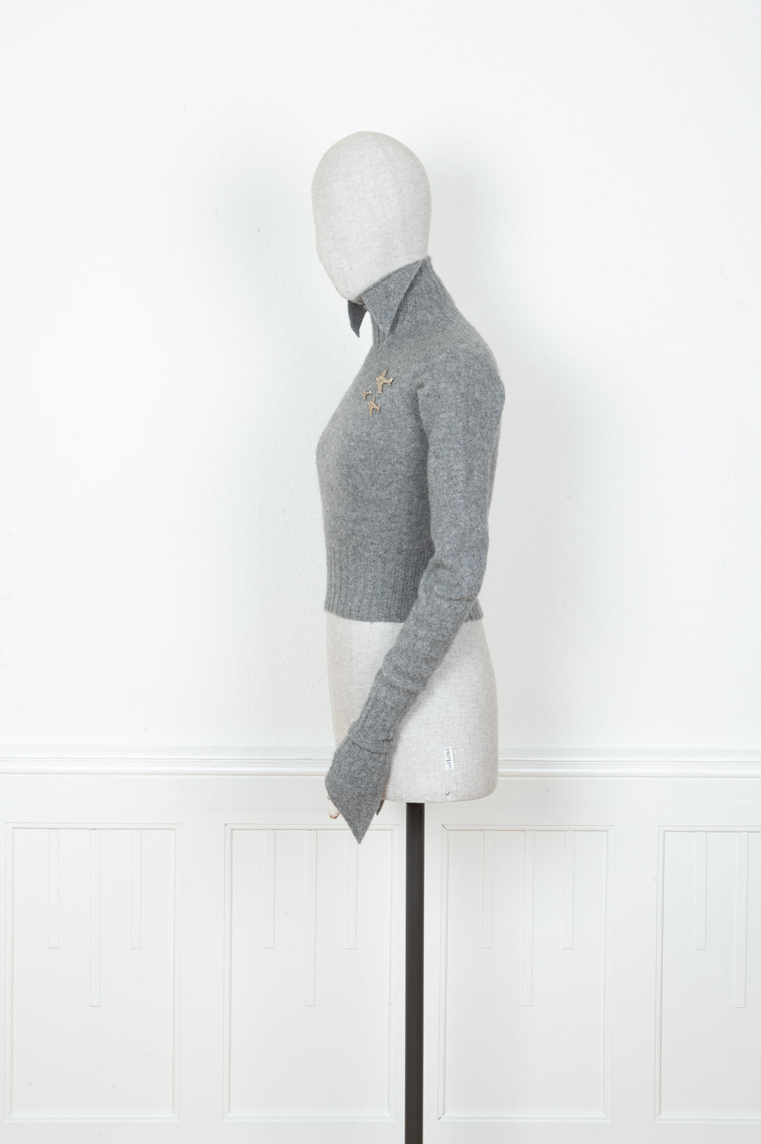 CHANEL Tricot Gris Avions Collection 2008