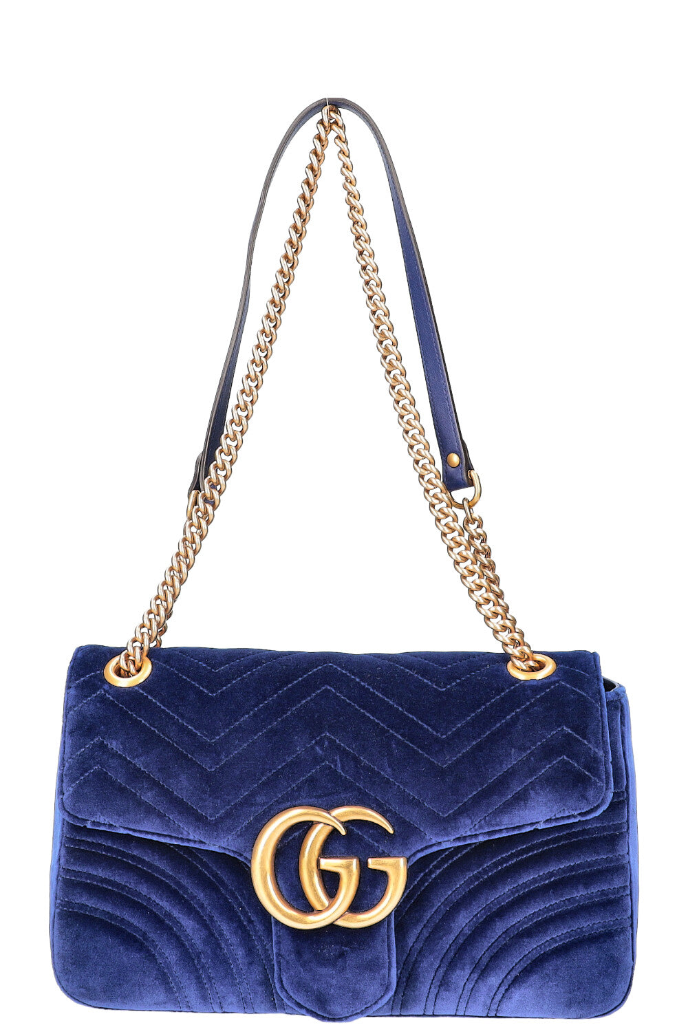 Gucci bag velvet blue hot sale