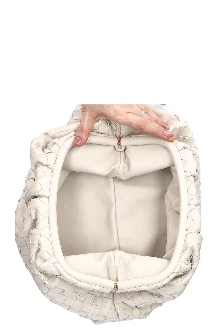BOTTEGA VENETA The Pouch Intrecciato White