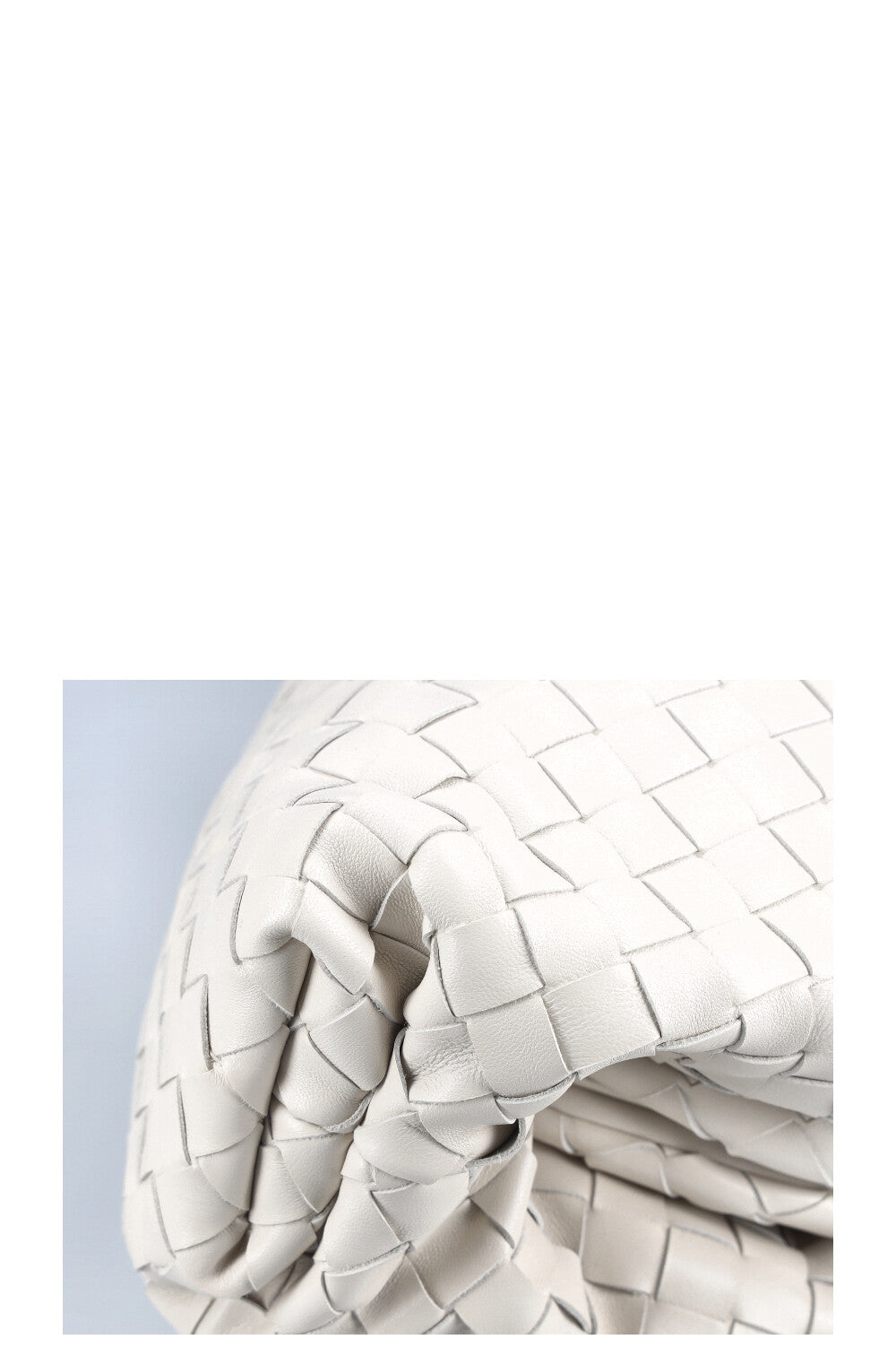 BOTTEGA VENETA The Pouch Intrecciato White