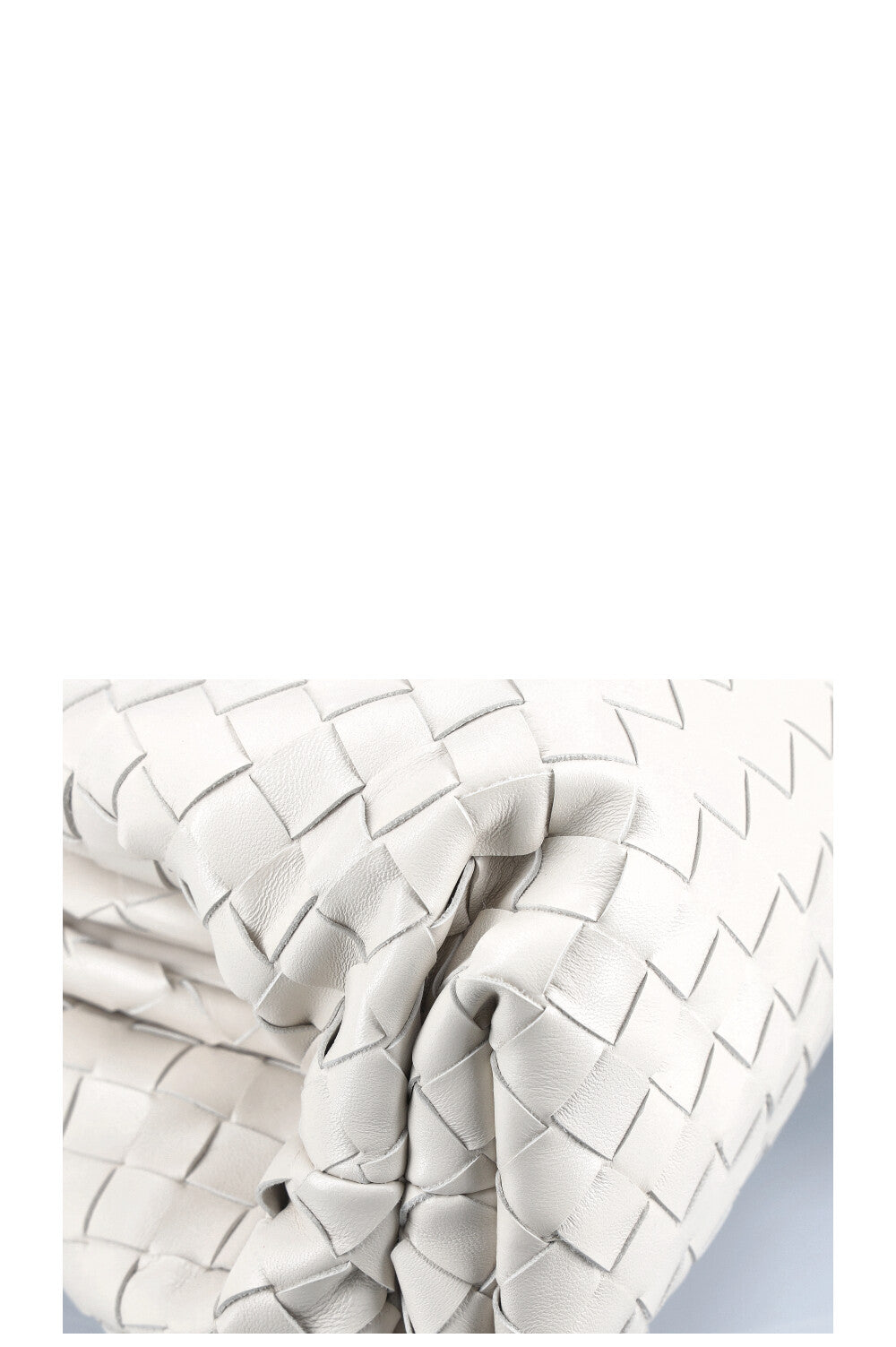 BOTTEGA VENETA The Pouch Intrecciato White