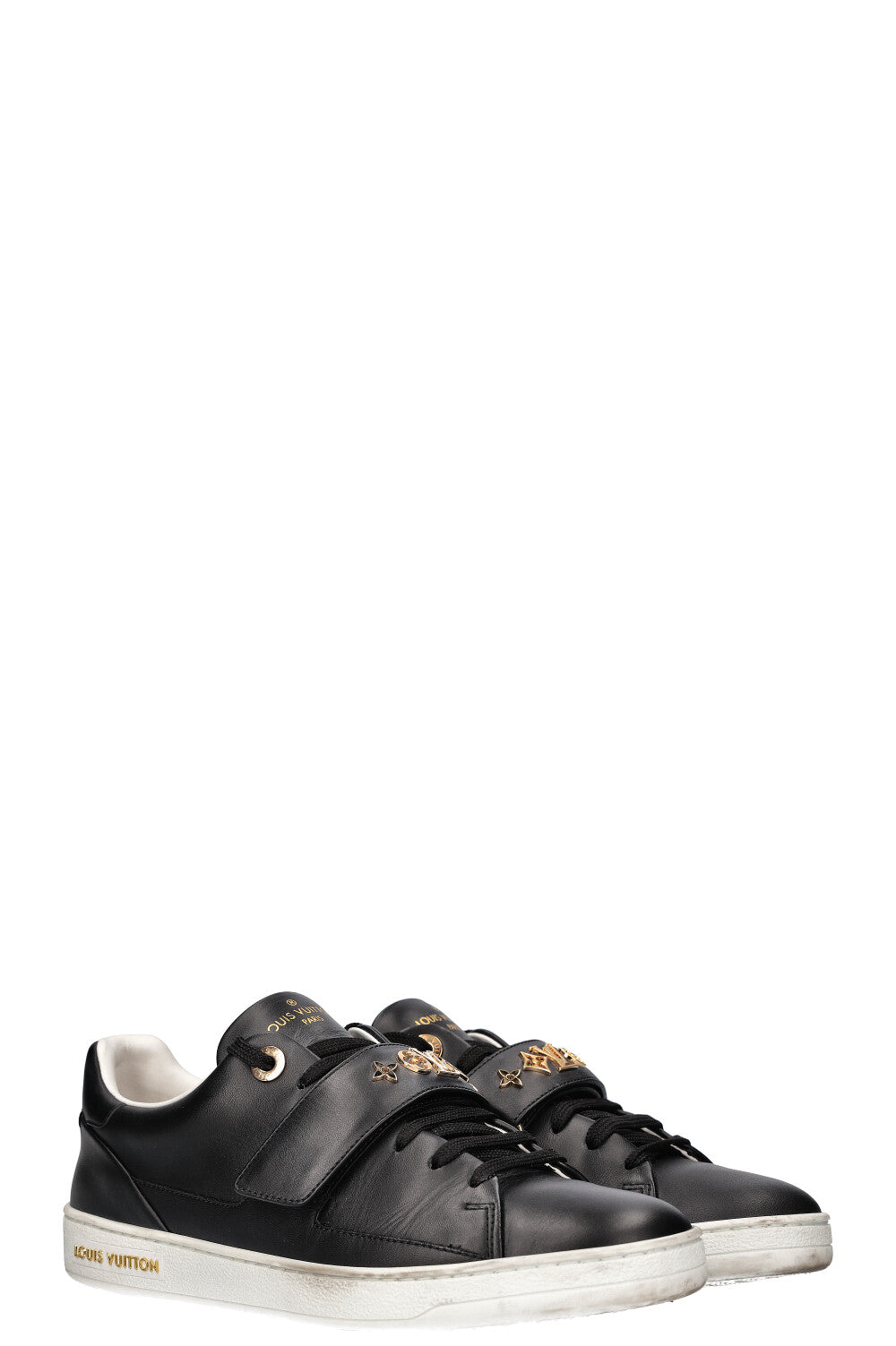 louis vuitton sneakers black gold