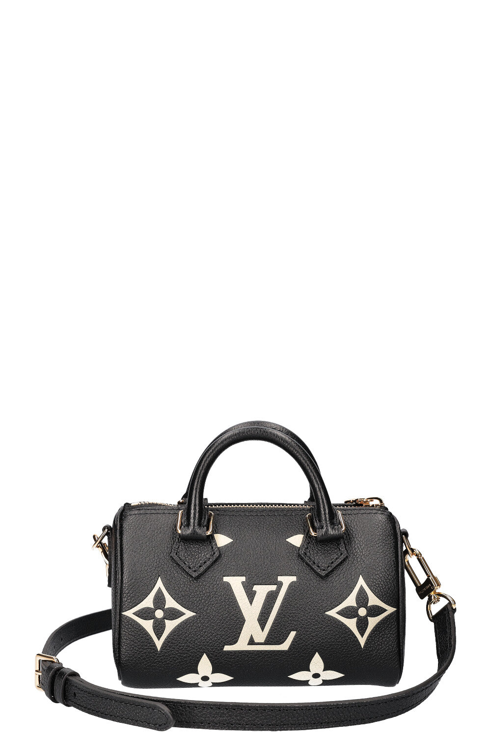 LOUIS VUITTON Nano Speedy Bicolor Empreinte Black – REAWAKE