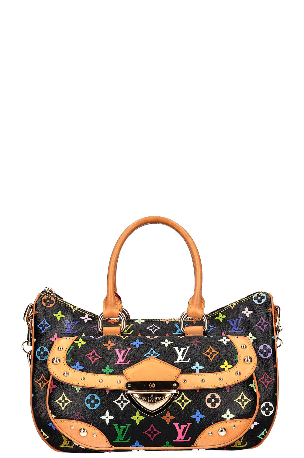 Takashi Murakami x Louis Vuitton Black Monogram Multicolore Rita