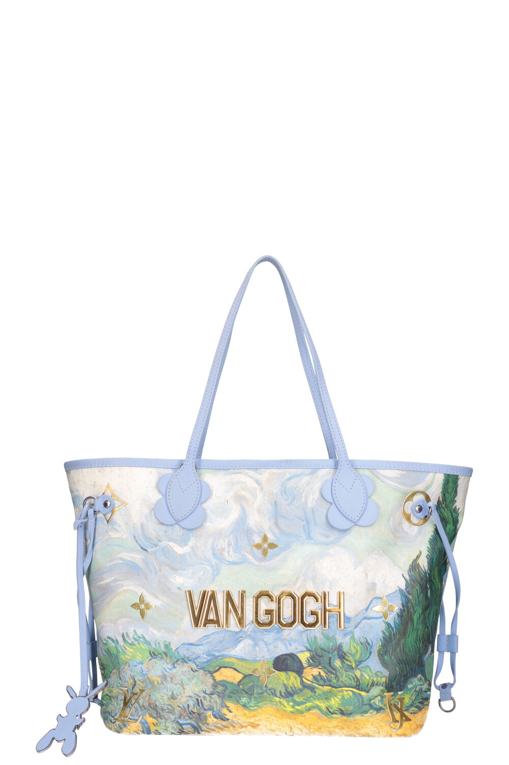 Sold at Auction: A LIMITED EDITION JEFF KOONS VAN GOGH NEVERFULL BAG BY LOUIS  VUITTON