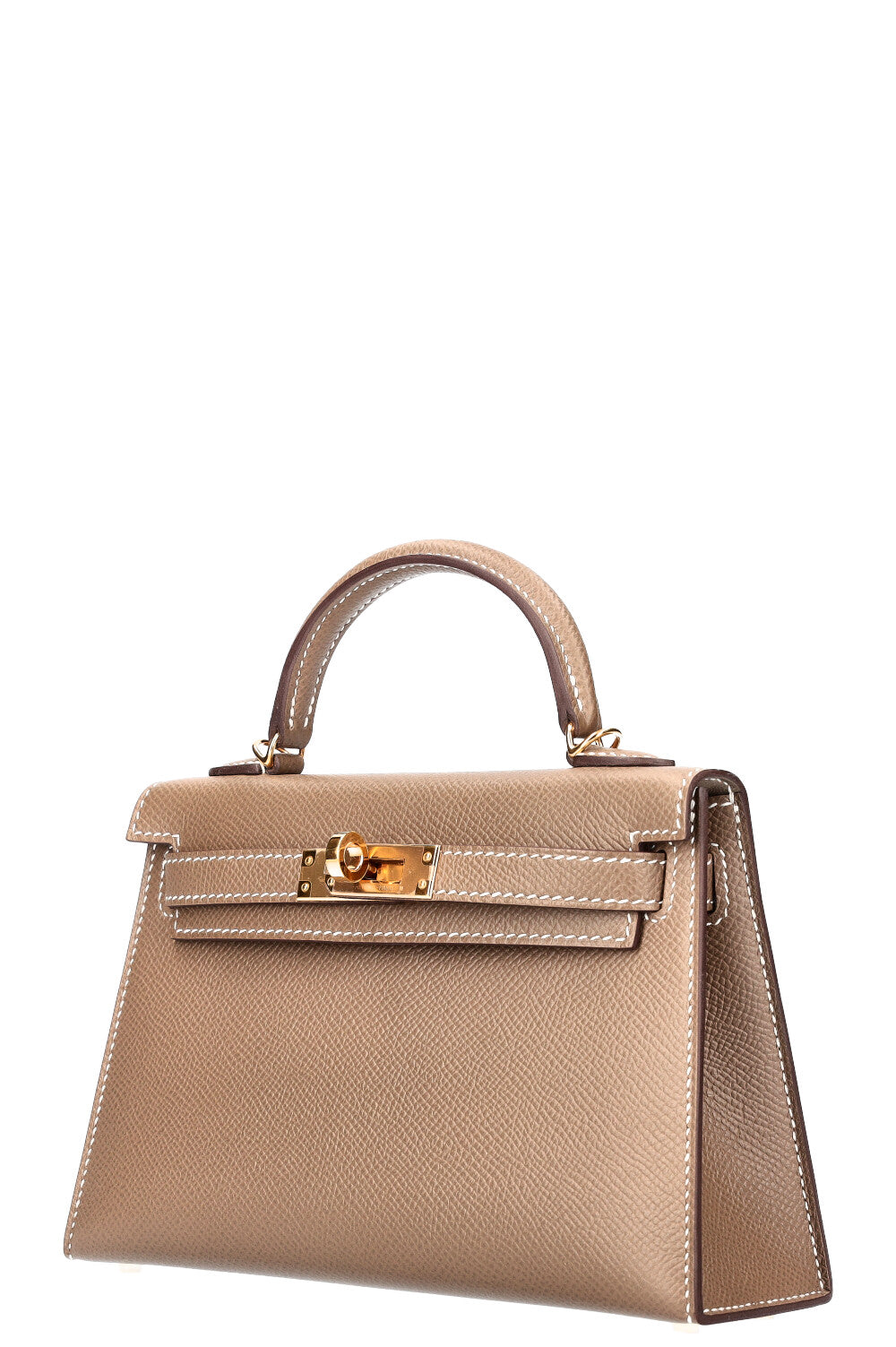 HERMÈS Mini Kelly II Epsom Etoupe