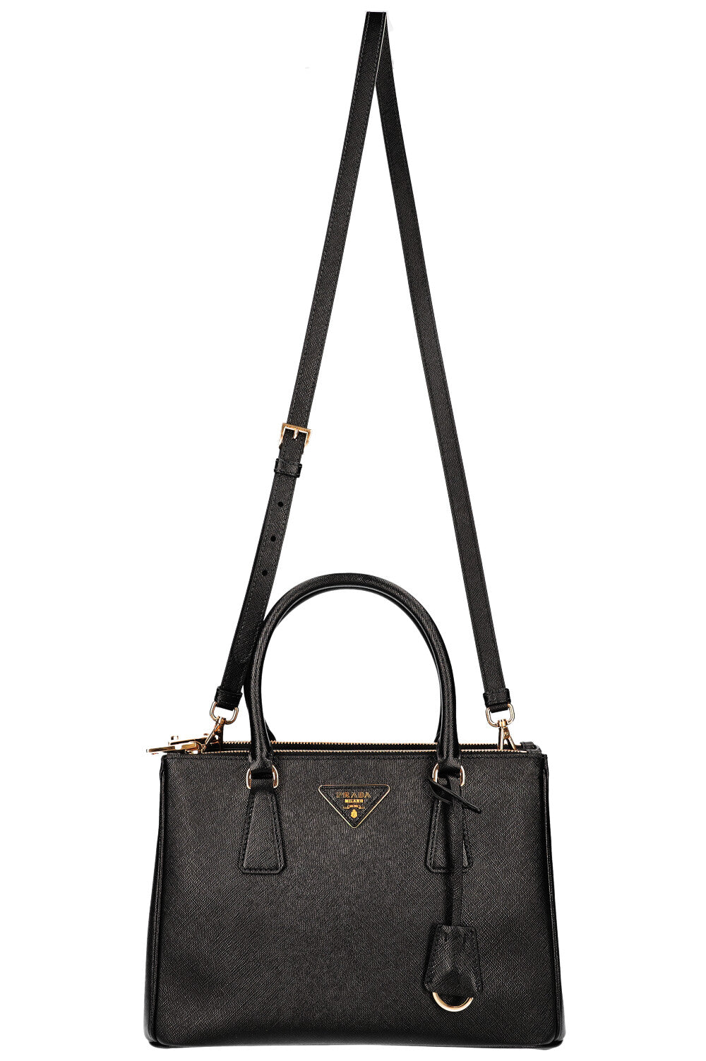 PRADA Galleria Bag Saffiano Large Black REAWAKE