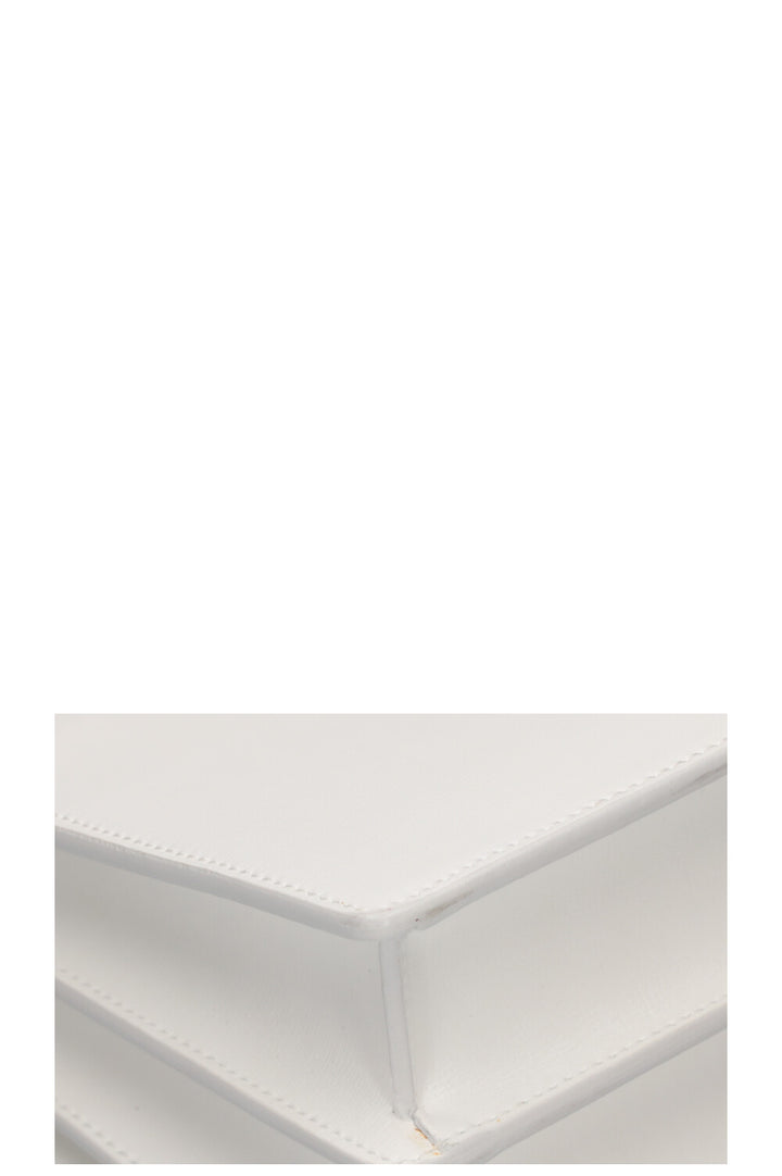 SAINT LAURENT Medium Sunset Bag White