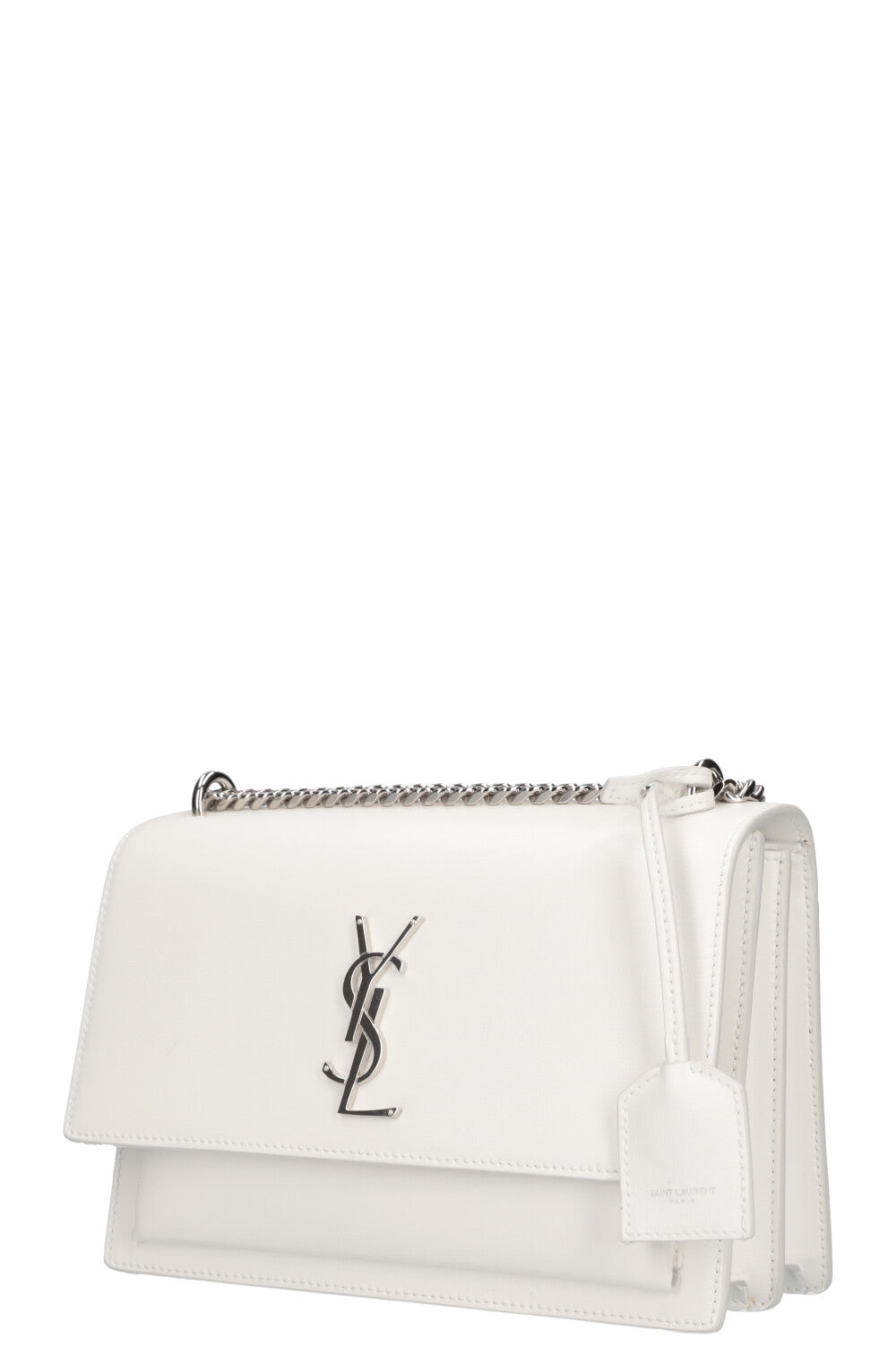 SAINT LAURENT Medium Sunset Bag White