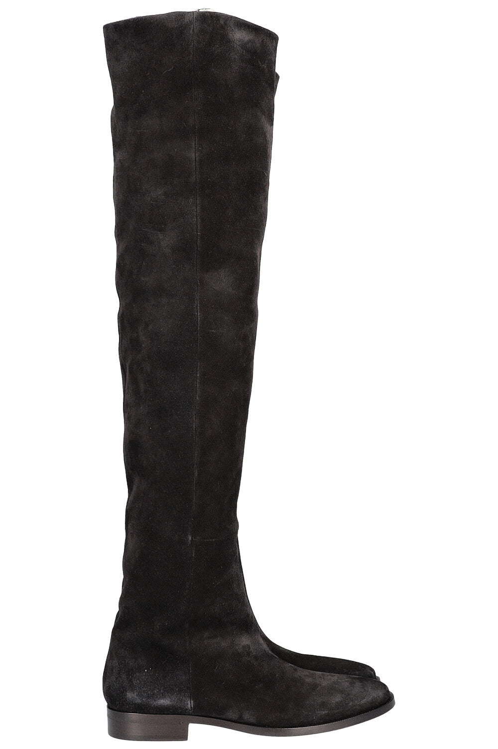 SAINT LAURENT Cuissardes Daim Noir