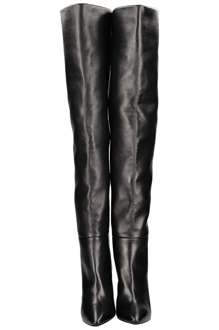 SAINT LAURENT Overknees Black