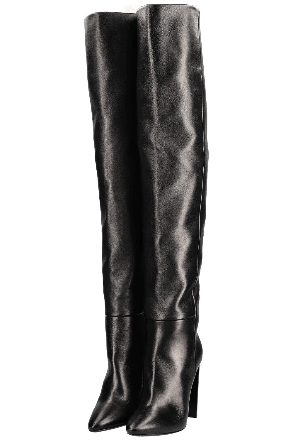 SAINT LAURENT Overknees Black