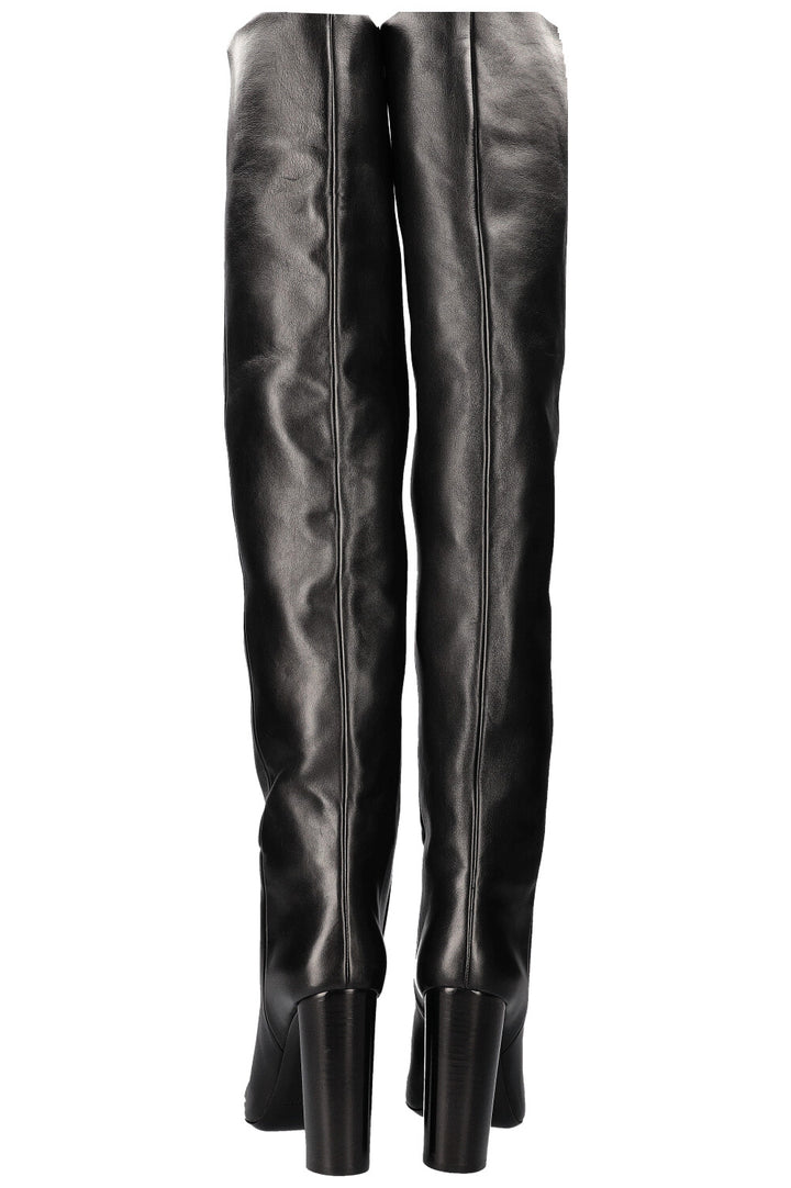 SAINT LAURENT Overknees Black