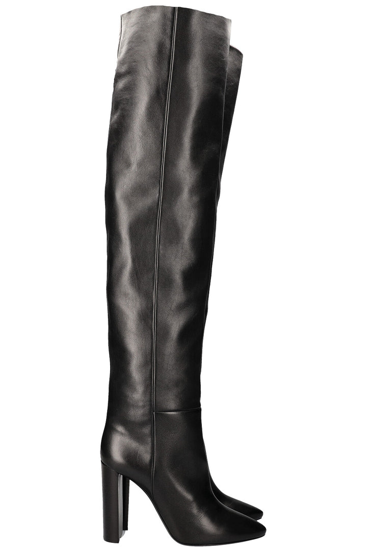 SAINT LAURENT Overknees Black