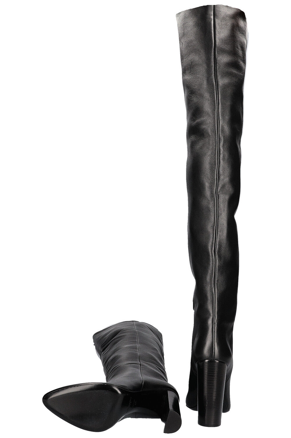 SAINT LAURENT Overknees Black