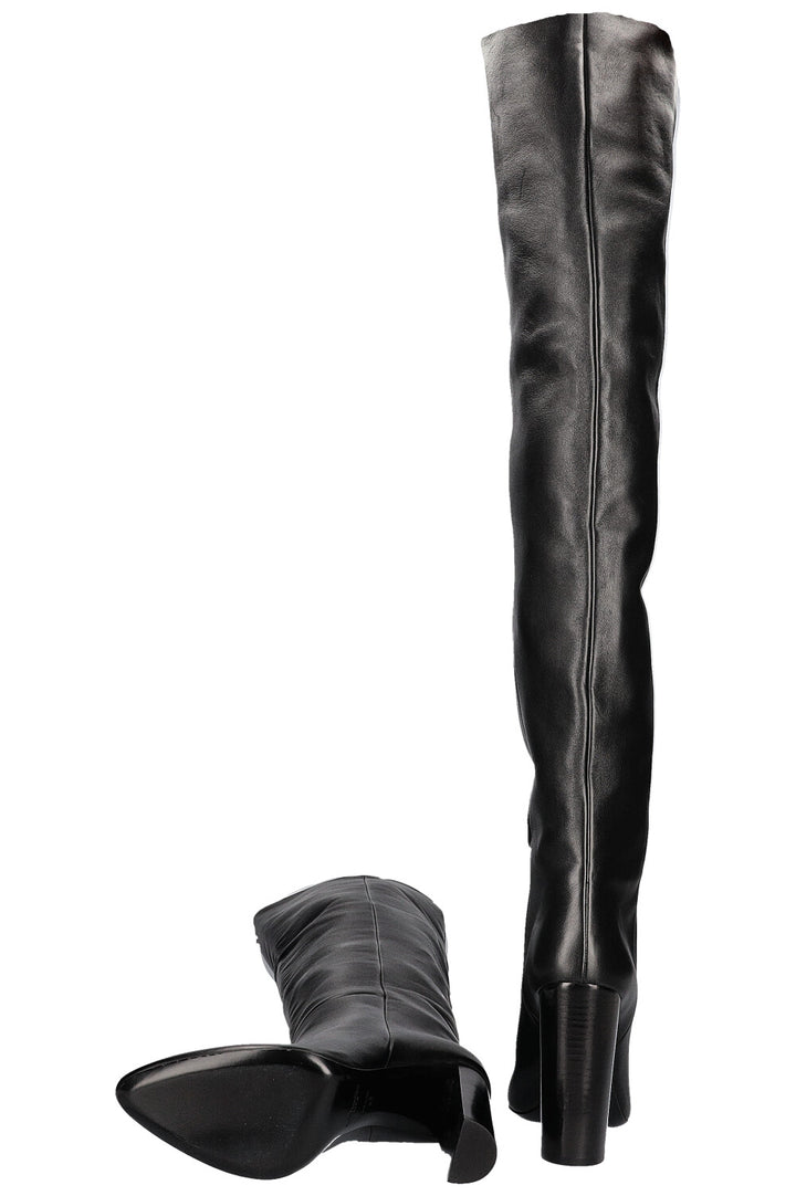SAINT LAURENT Overknees Black