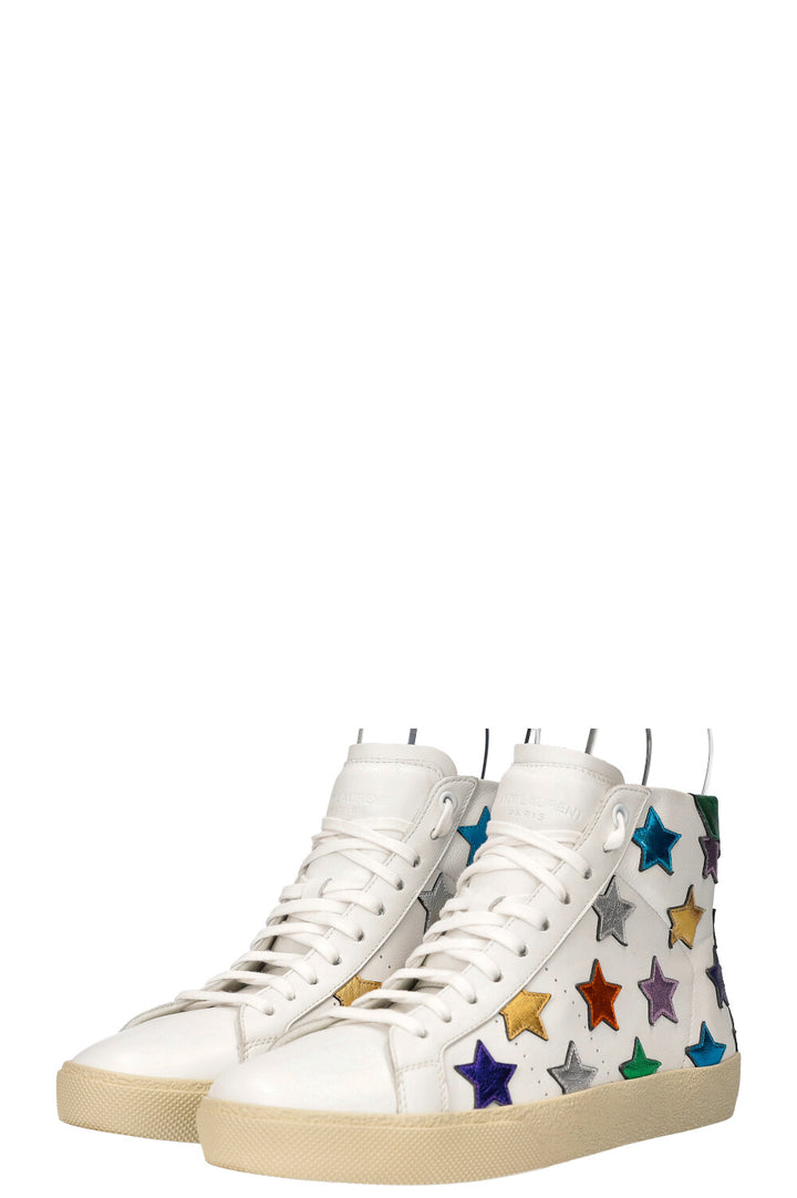 SAINT LAURENT High Top Sneakers Stars