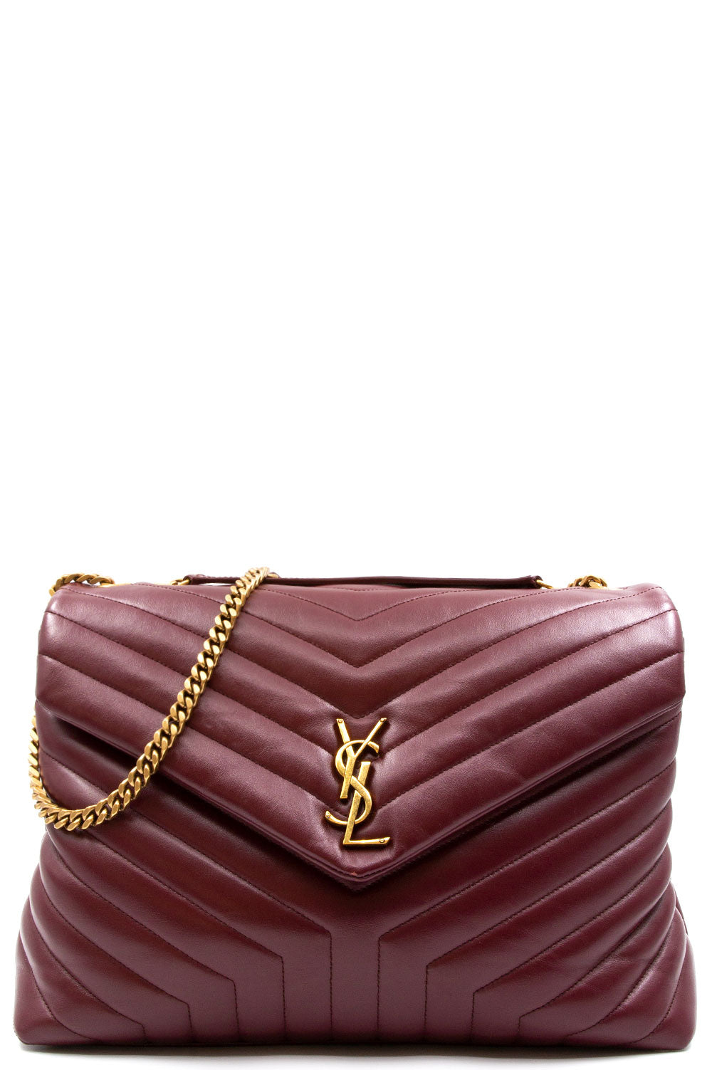 Ysl Loulou Saint Laurent Tasche Rot Wallet Handtaschen Saint