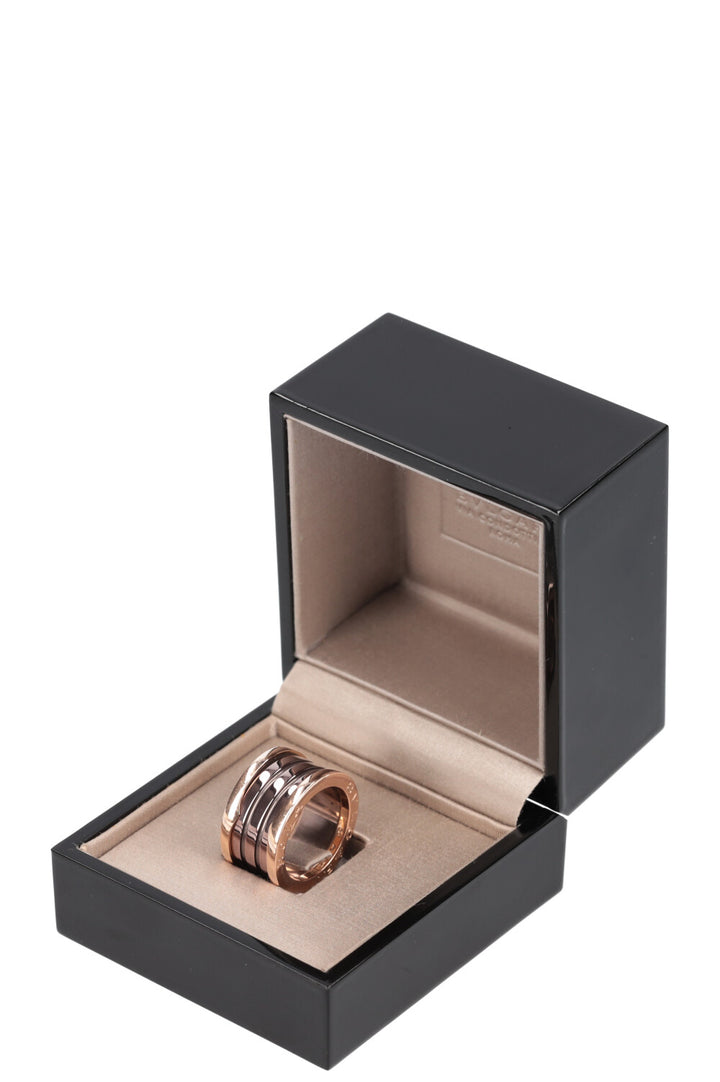 BVLGARI B.Zero1 Ring Rose Gold & Ceramic