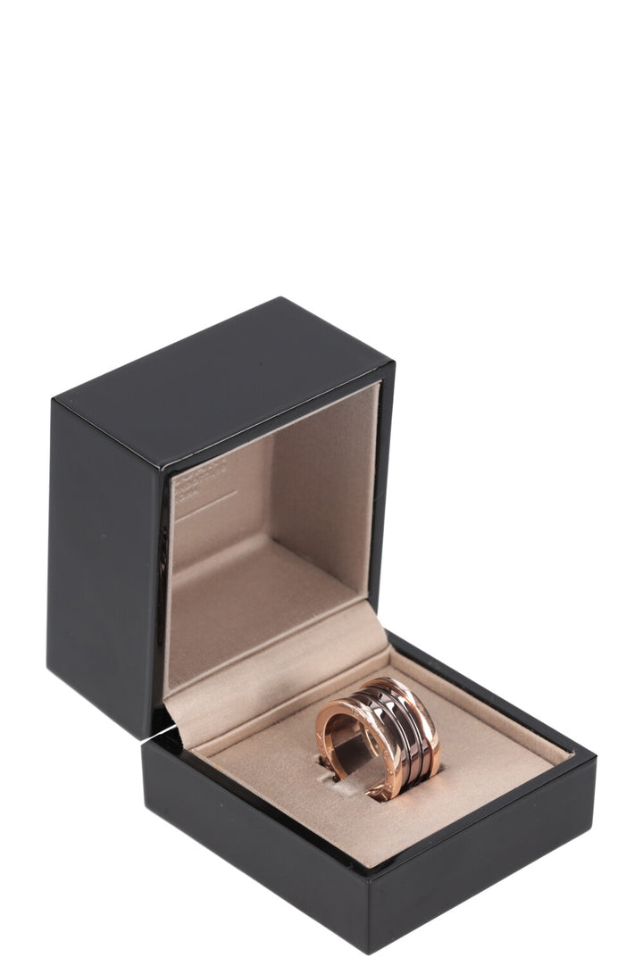 BVLGARI B.Zero1 Ring Rose Gold & Ceramic