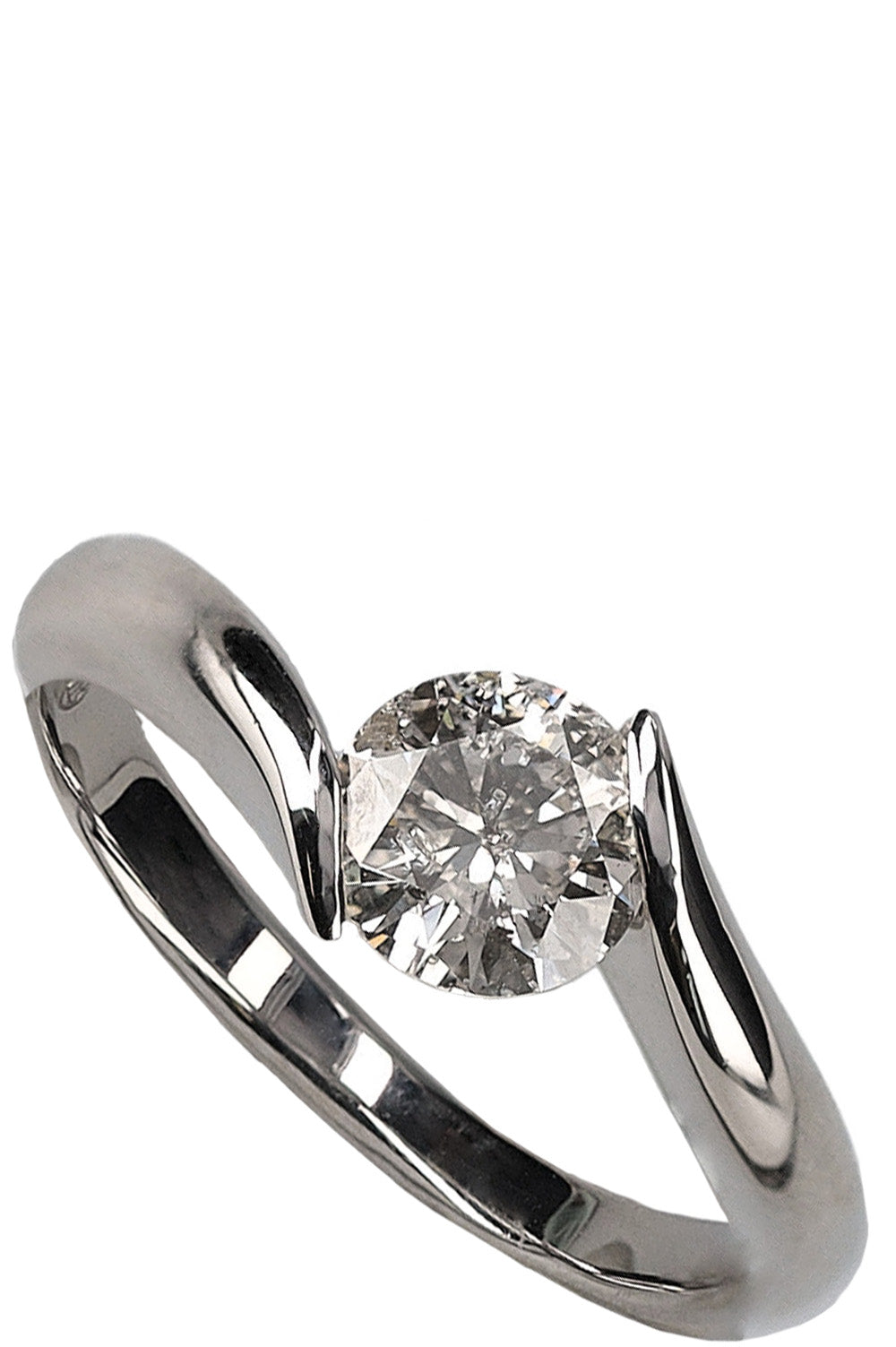 VINTAGE JEWELRY Engagement Ring Diamond White Gold