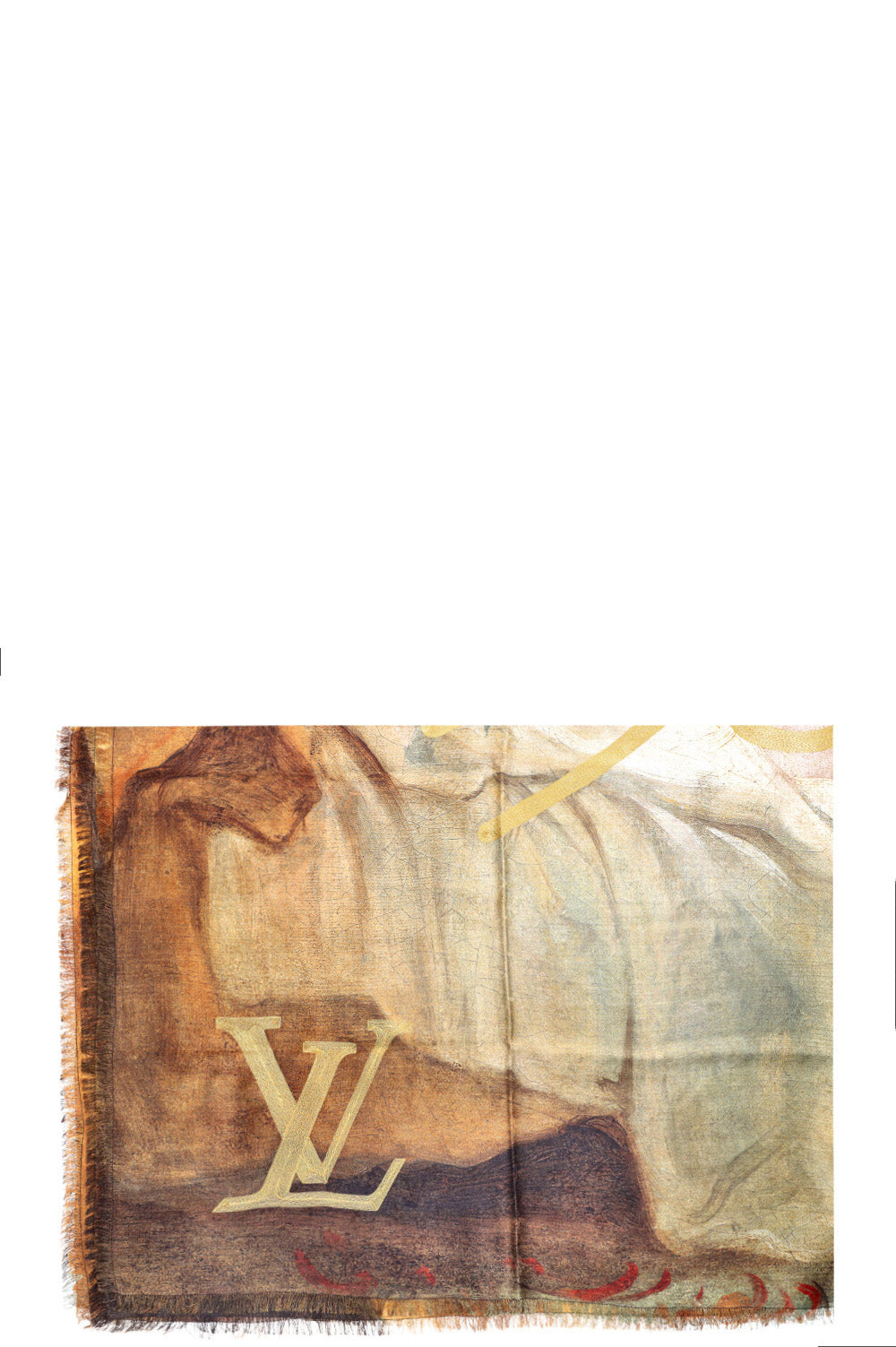 LOUIS VUITTON Scarf Ltd Jeff Koons Fragonard Wool&Silk
