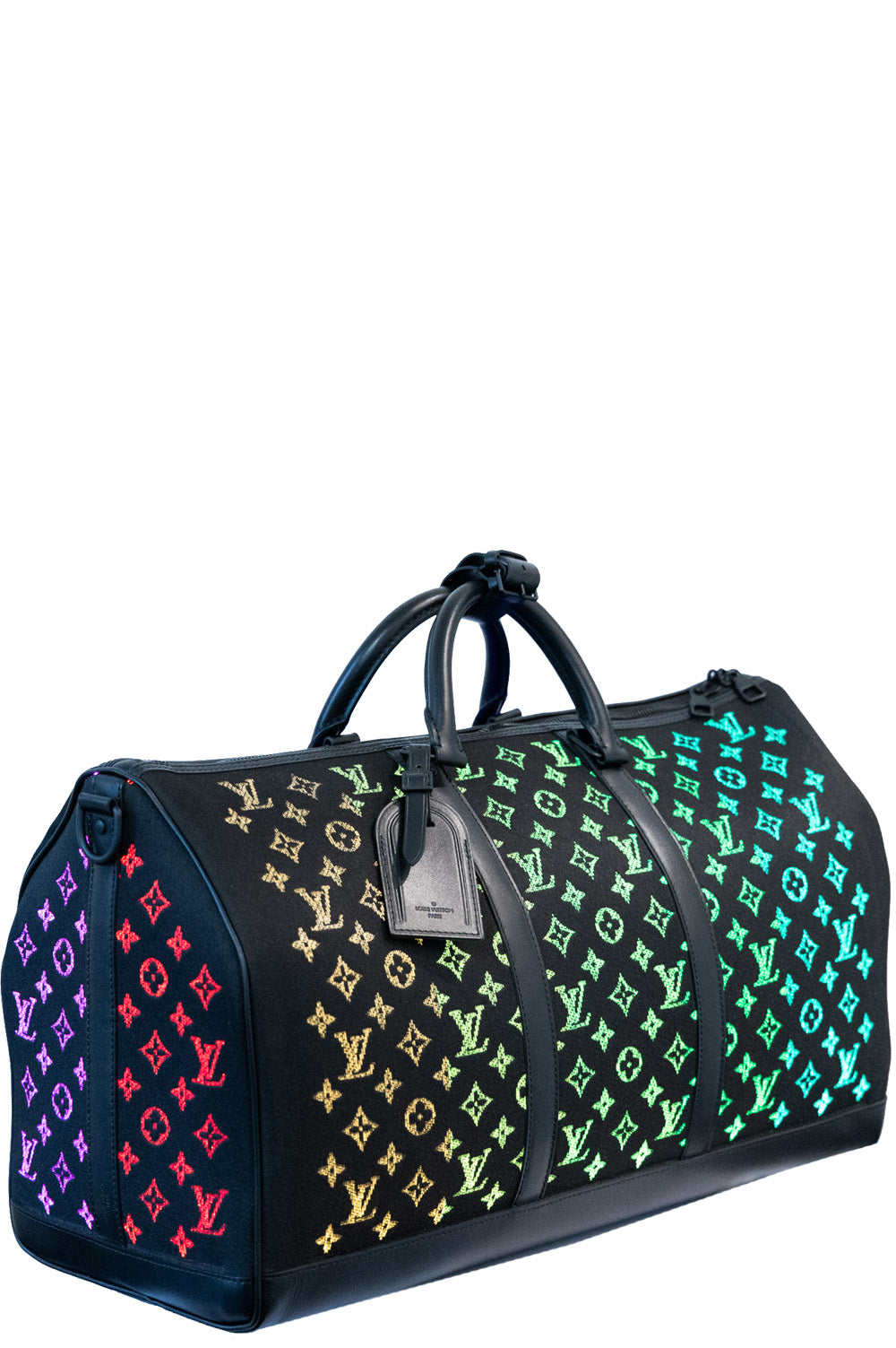 LOUIS VUITTON Light Up Keepall 50 Noir