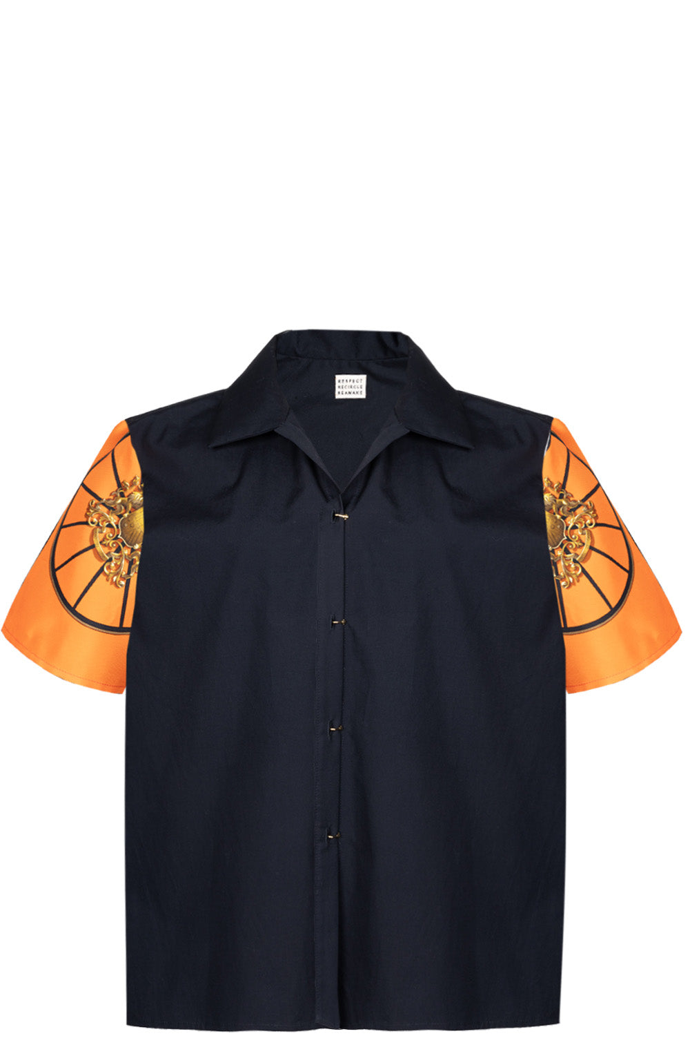 REAWAKE ATELIER Top Hermès Black Orange