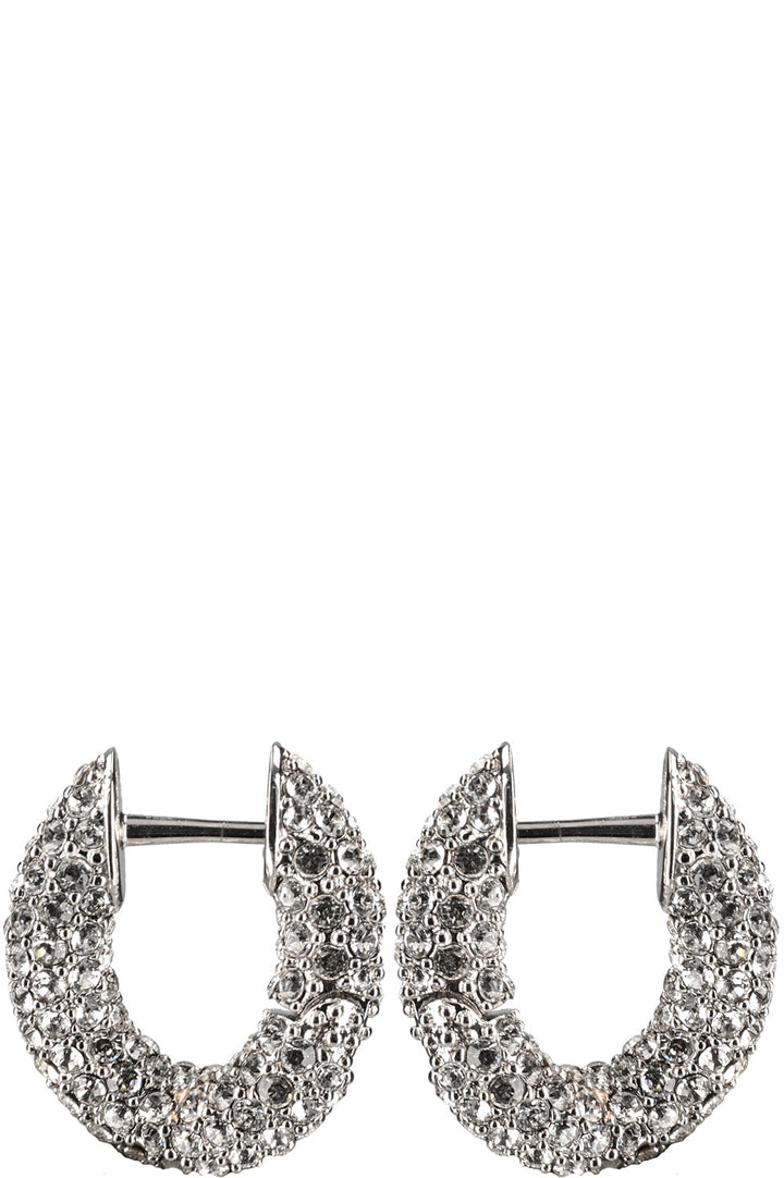 BALENCIAGA Crystal Embellished Loop Earrings