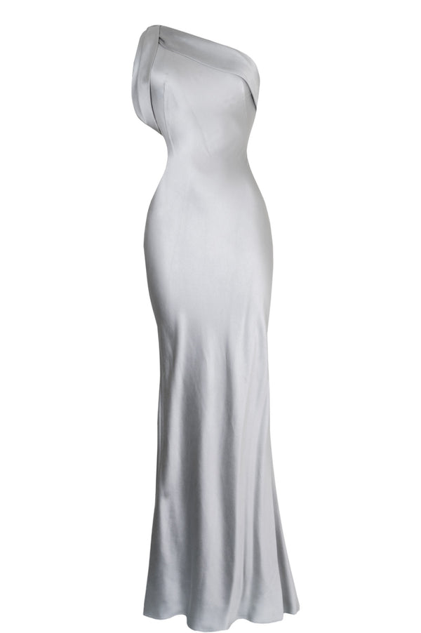 ALEXANDER MCQUEEN Dress Silk Grey