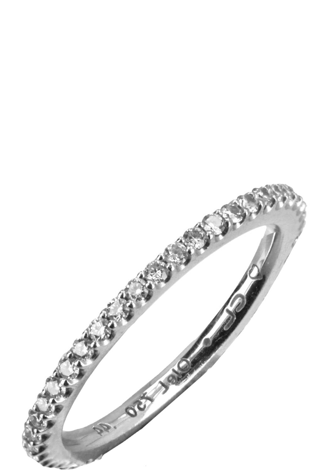 OLE LYNGGAARD 18k White Gold Loveband Ring