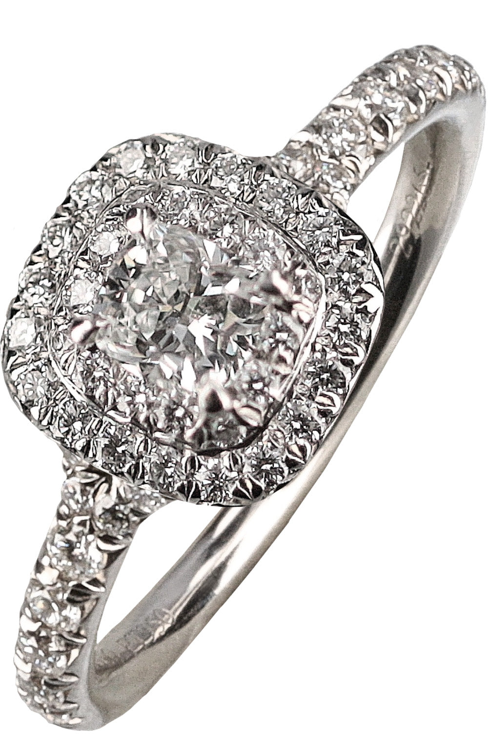 TIFFANY&CO. Soleste Cushion Diamond Ring