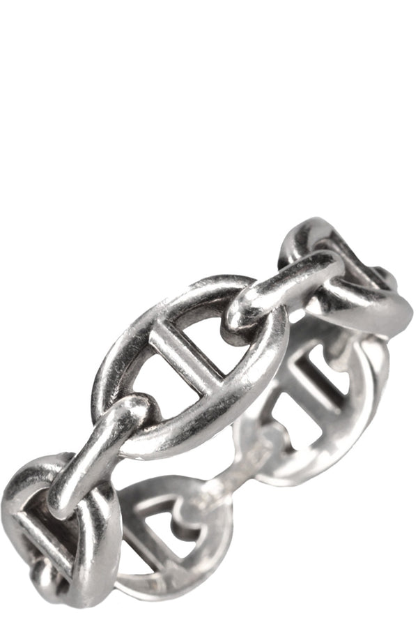 HERMÈS Bague Chaine d'Ancre Enchainée Argent