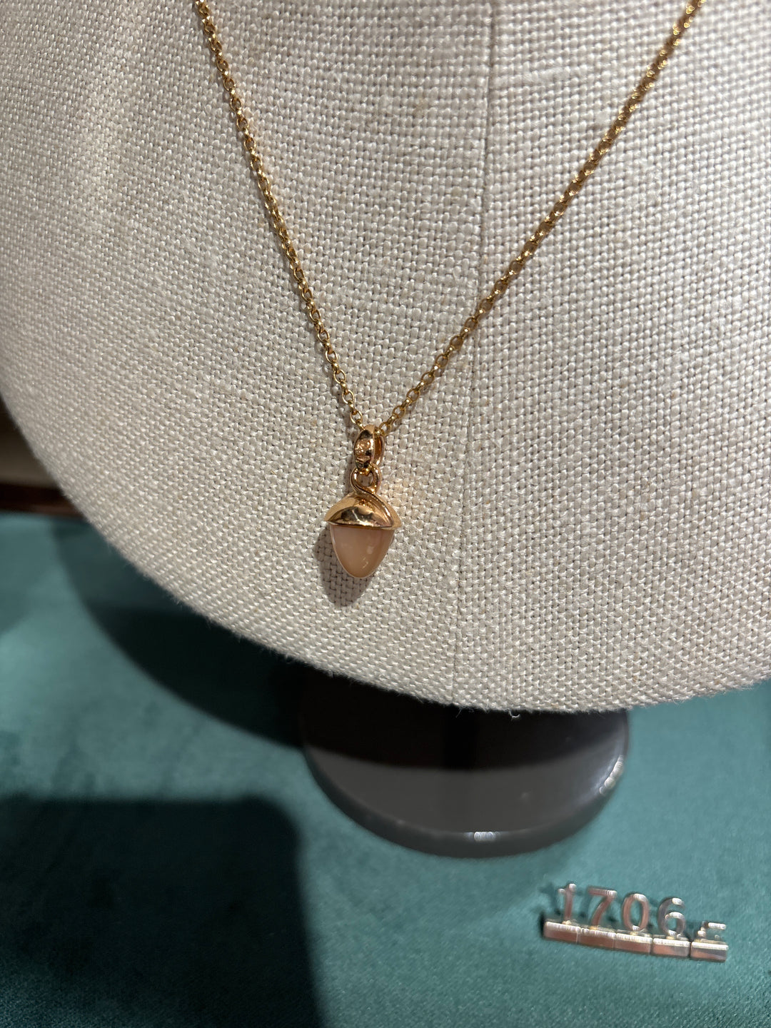 TAMARA COMOLLI Mikado 18k Rose Gold Moonstone Pendant