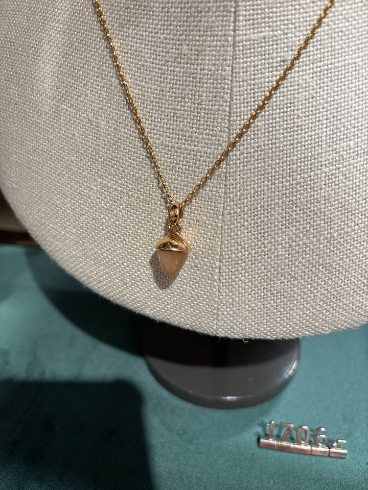 TAMARA COMOLLI Mikado 18k Rose Gold Moonstone Pendant