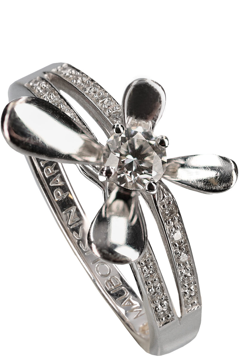 MAUBOUSSIN Moi Aimer Toi Ring White Gold Diamonds