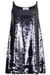 PRADA Dress Sequins Black