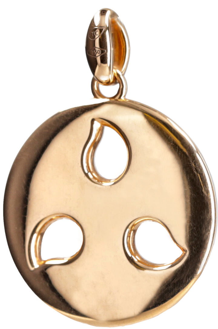 TAMARA COMOLLI Sand Dollar Pendant Diamonds Rose Gold